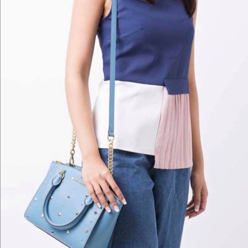 Michael Kors, Ellis Small Satchel, Sky blue